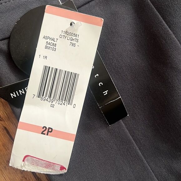 Navy Blue Nine West Size 2 Petite Pencil Skirt - Picture 3 of 4